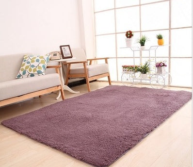 Fluffy Soft Home Decor White Plush Carpet For Livingroom, Bedroom and Kitchen