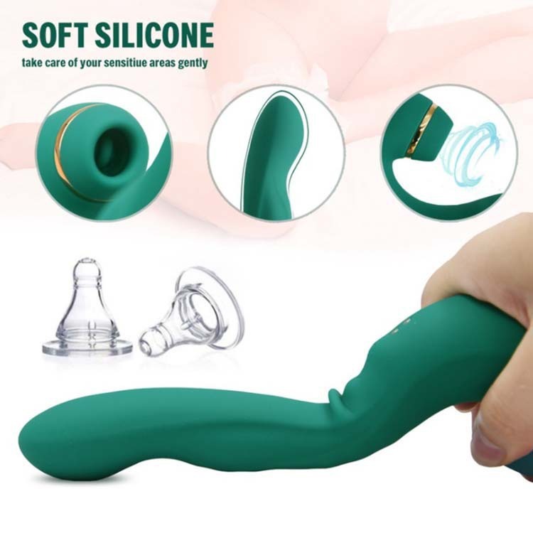 Women's G-spot Clitoral Excitement Massage Pat Sucking Vibrator