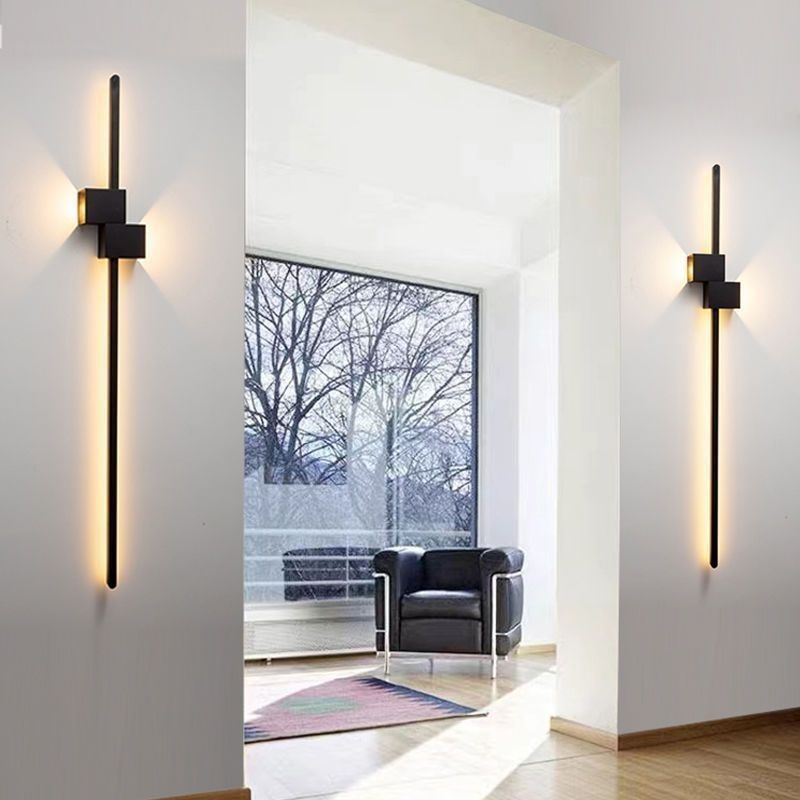 New Minimalist Line Wall Lamp Bedroom Bedside Lamp