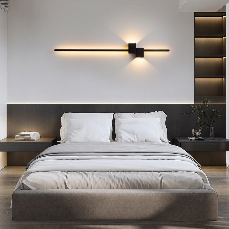 New Minimalist Line Wall Lamp Bedroom Bedside Lamp