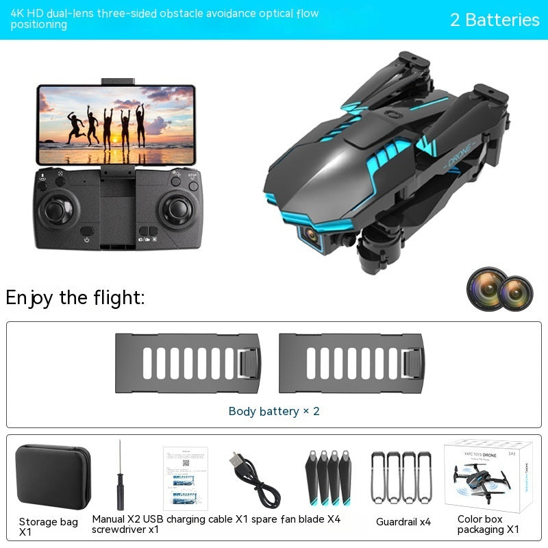 X6 Aerial 4k Dual Camera Obstacle Avoidance And Remote Control Aircraft Toy