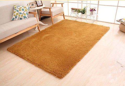 Fluffy Soft Home Decor White Plush Carpet For Livingroom, Bedroom and Kitchen