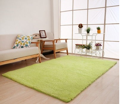 Fluffy Soft Home Decor White Plush Carpet For Livingroom, Bedroom and Kitchen