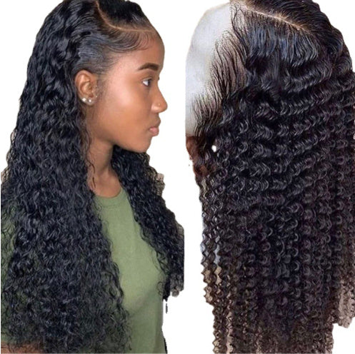 Brazilian Kinky Curly Lace Front Human Hair Wig