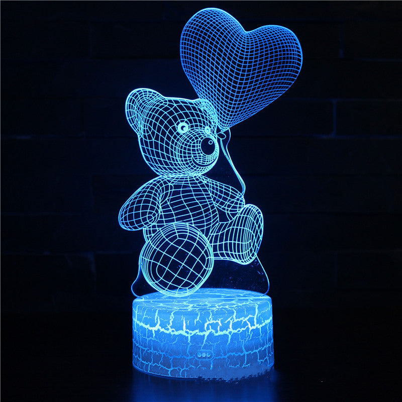 3D Lamp Acrylic USB LED Night Light