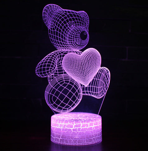 3D Lamp Acrylic USB LED Night Light