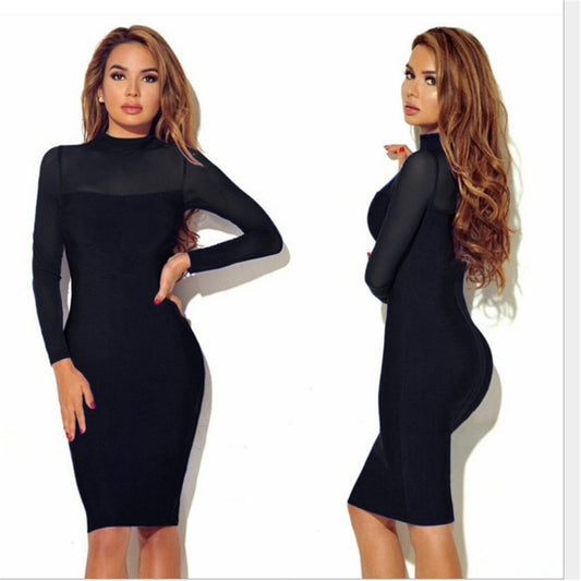 Women's Long sleeve sexy dress