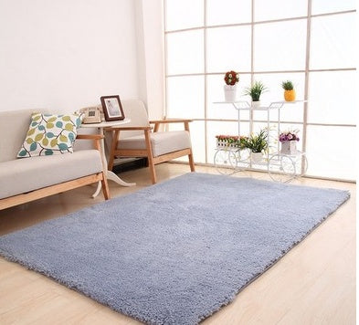 Fluffy Soft Home Decor White Plush Carpet For Livingroom, Bedroom and Kitchen