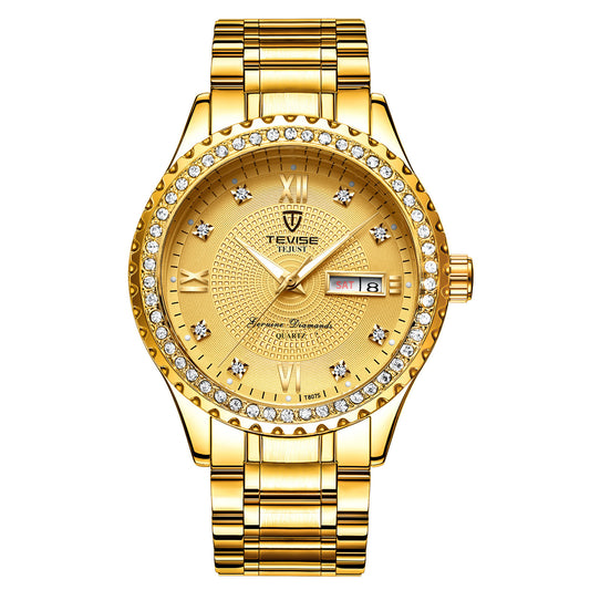 Gold & Diamond Minimalist Wristwatches