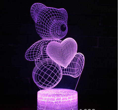 3D Lamp Acrylic USB LED Night Light