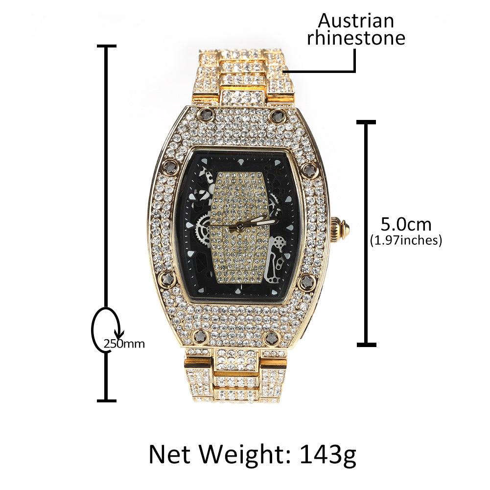 Diamond Monarch watch– A masterpiece of luxury, encrusted with brilliance for those who command attention and exude prestige.