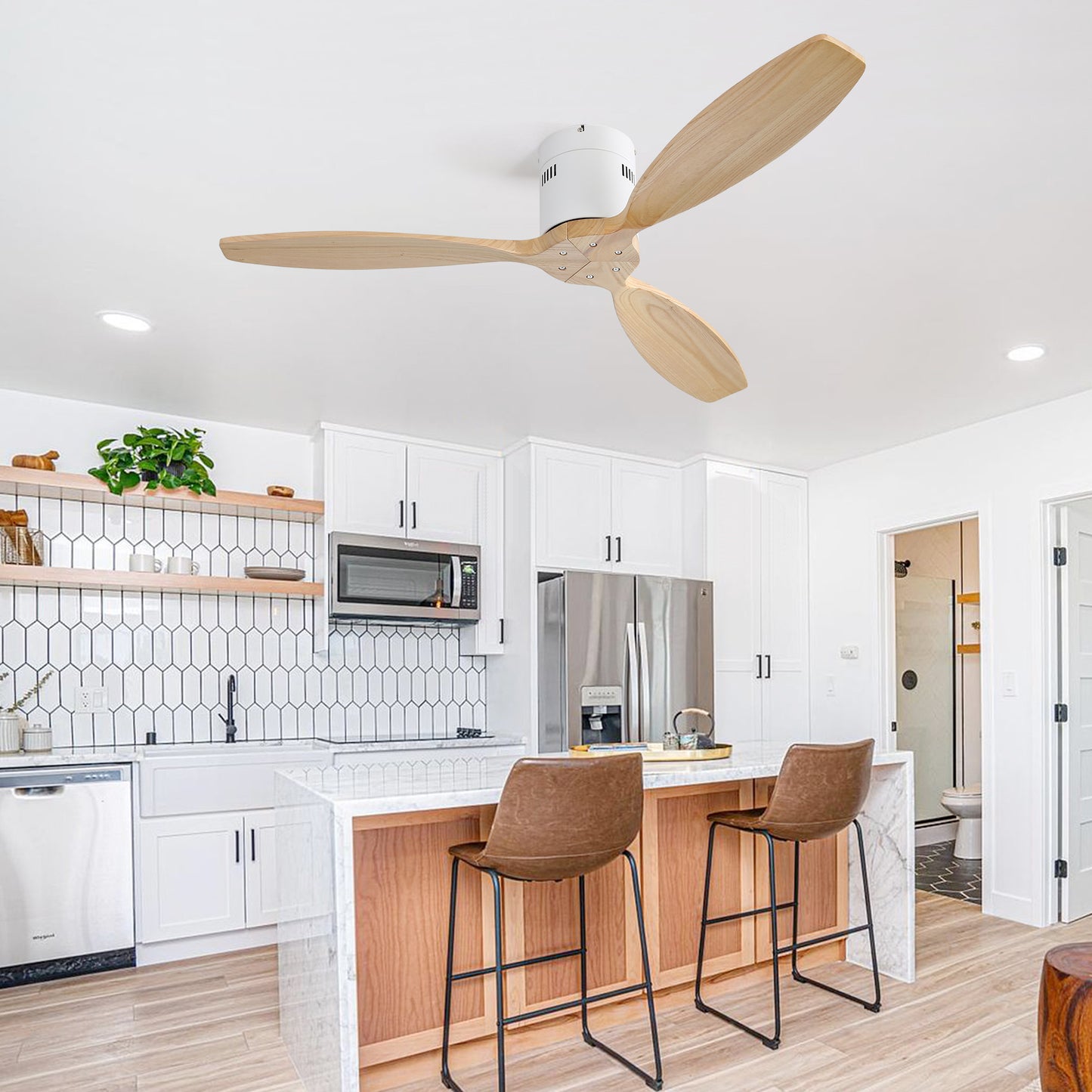 Metal And Wood Ceiling Fans