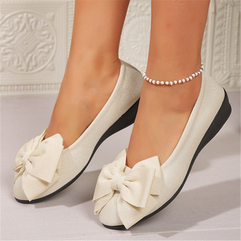 New Bowknot Flats Shoes For Women