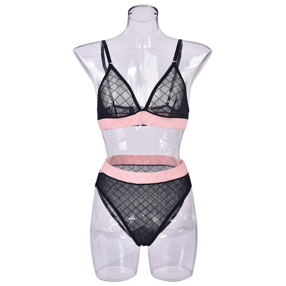 Women's See-through Suspenders Suit