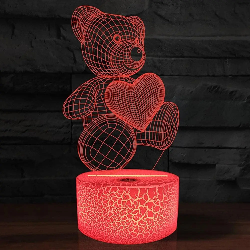 3D Lamp Acrylic USB LED Night Light