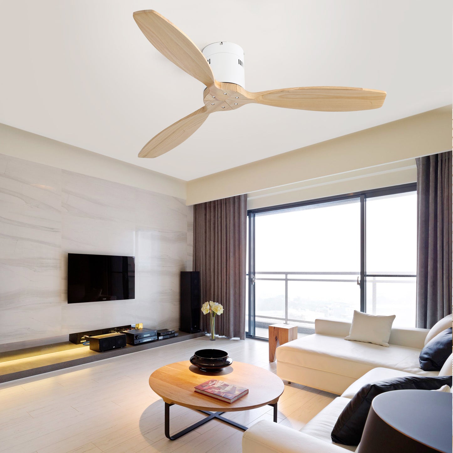 Metal And Wood Ceiling Fans