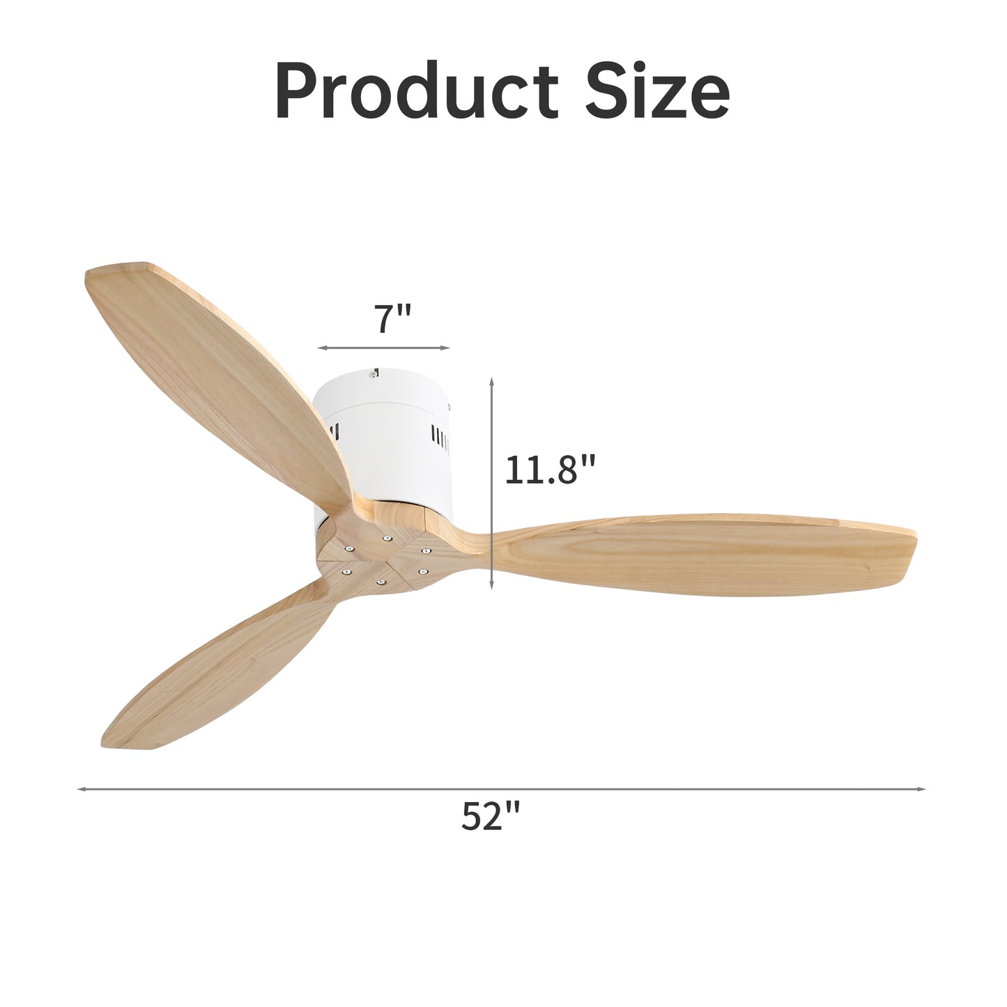 Metal And Wood Ceiling Fans