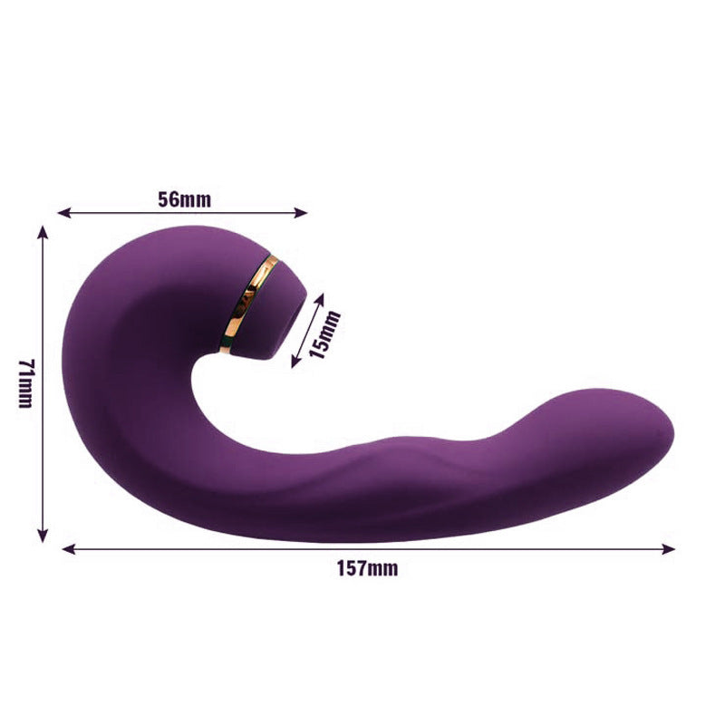 Women's G-spot Clitoral Excitement Massage Pat Sucking Vibrator