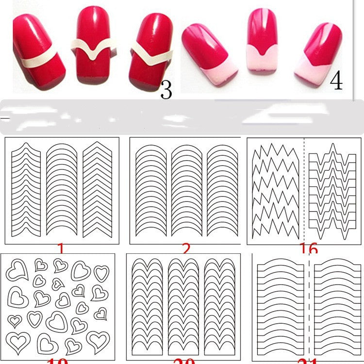 Manicure French-style Nail Stickers